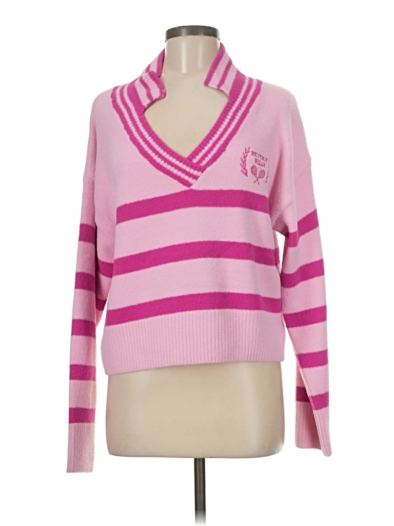 Pre-owned Début Pullover Sweater In Pink