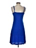 Unbranded Solid Blue Casual Dress Size XS - photo 2