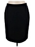 Eileen Fisher Solid Black Wool Skirt Size L - photo 1