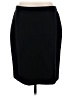 Eileen Fisher Solid Black Wool Skirt Size L - photo 2