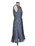 Talbots Paisley Blue Casual Dress Size 2 - photo 4