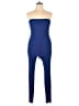 Shein Curve Color Block Blue Jumpsuit Size 14 Plus (1) - photo 1
