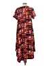 Lularoe Print Red Casual Dress Size M - photo 2