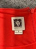 Anne Klein Solid Orange Cocktail Dress Size 4 - photo 7