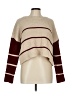 Mi ami 100% Polyester Color Block Burgundy Tan Pullover Sweater Size L - photo 1