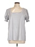 Assorted Brands Gray Short Sleeve Top Size L - photo 1