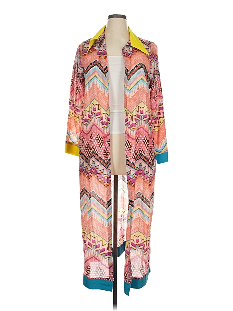 Pre-owned Assorted Brands Kimono In Pink