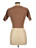 Twik Brown Short Sleeve Turtleneck Size L - photo 2