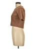 Twik Brown Short Sleeve Turtleneck Size L - photo 5