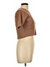 Twik Brown Short Sleeve Turtleneck Size L - photo 4
