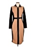 Shein Color Block Tan Casual Dress Size 12 - photo 1
