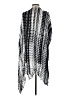 Michael Stars 100% Viscose Gray Black Wrap One size - photo 2