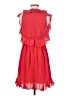 Prabal Gurung for Target 100% Polyester Red Casual Dress Size 2 - photo 2