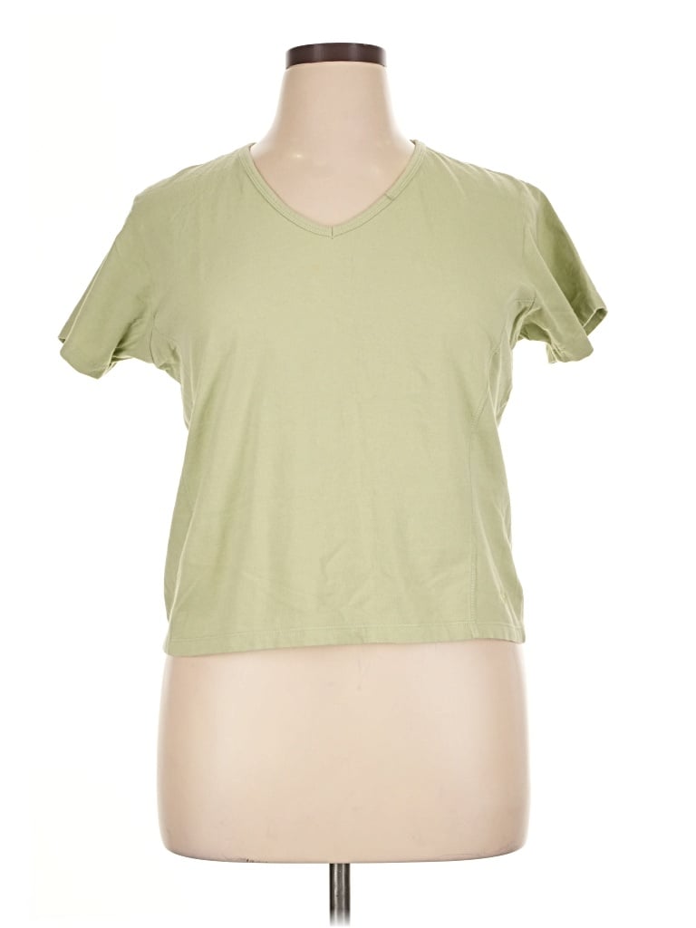 Pre-owned Chaus Short Sleeve T-shirt In Green