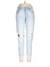 Zara Hearts Blue Jeans Size 31 waist - photo 1