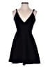 Unbranded Solid Black Cocktail Dress Size M - photo 1