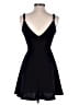 Unbranded Solid Black Cocktail Dress Size M - photo 2