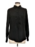 ECI 100% Polyester Black Long Sleeve Blouse Size L - photo 1