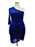 Shein Blue Cocktail Dress Size 2X - photo 1