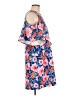 Mud Pie Print Blue Casual Dress Size M - photo 4