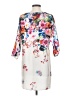 Zara Basic Floral Ivory Casual Dress Size XS - photo 2