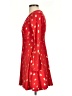 Planet Gold Hearts Red Cocktail Dress Size S - photo 5
