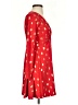 Planet Gold Hearts Red Cocktail Dress Size S - photo 4