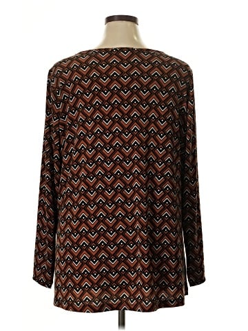 Dennis by Dennis Basso Long Sleeve Blouse (view 2)