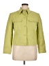 Lafayette 148 New York 100% Cotton Green 3/4 Sleeve Button-Down Shirt Size 14 - photo 1