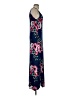 Unbranded Floral Blue Casual Dress Size XS - photo 4