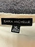 Sara Michelle 100% Polyester Metallic Silver 3/4 Sleeve Blouse Size XL - photo 7