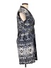 Roberto Cavalli Print Blue Black Cocktail Dress Size EU (IT) 48 / US 12 - photo 4