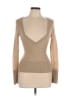 Express Metallic Tan Cardigan Size S - photo 1