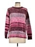 Style&Co 100% Polyester Color Block Pink Pullover Sweater Size L - photo 1