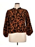 Shein Animal Print Brown 3/4 Sleeve Blouse Size XL - photo 1