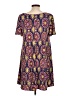 Judith March 100% Polyester Paisley Purple Casual Dress Size L - photo 2