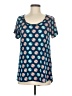 Lularoe Blue Short Sleeve Top Size M - photo 1