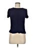 Forever 21 Contemporary Blue Short Sleeve Top Size M - photo 1