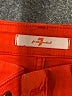 7 For All Mankind Color Block Orange Jeans Size 28 waist - photo 7