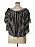 Free Kisses Black Short Sleeve Blouse Size XL - photo 2