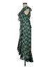 Max Studio Paisley Green Casual Dress Size XS - photo 5