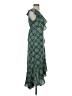 Max Studio Paisley Green Casual Dress Size XS - photo 4