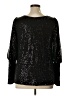 Unbranded 100% Polyester Black Long Sleeve Top Size XL - photo 2
