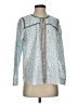 J.Crew 100% Cotton Graphic Blue Long Sleeve Blouse Size 4 - photo 1