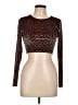 Assorted Brands Brown Long Sleeve Top Size L - photo 1