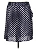 Promod Polka Dots Blue Casual Skirt Size 10 - photo 2
