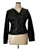 Just Fab 100% Rayon Black Jacket Size XL - photo 1