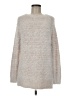 Lou & Grey Tweed Silver Pullover Sweater Size M - photo 1