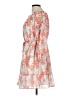 Assorted Brands 100% Polyester Paisley Orange Casual Dress Size L - photo 5