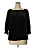 Unbranded Black 3/4 Sleeve Blouse Size XL - photo 1